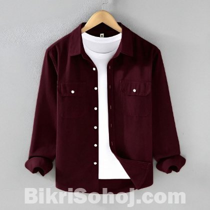 Full sleeves double pocket Shirt